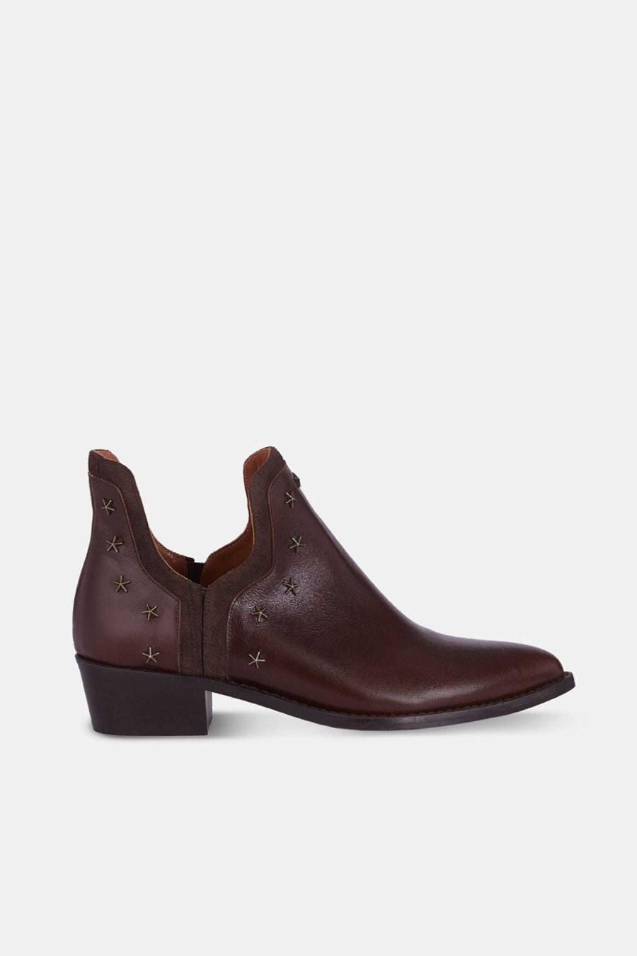 Cuadrado Nay Boots | Nay Boots Marron Special Edition 4Cm