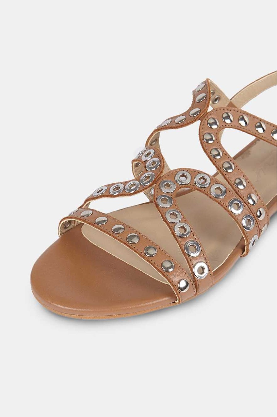 Micuir Sandalias Planas | Punky Sandals Nude 1Cm