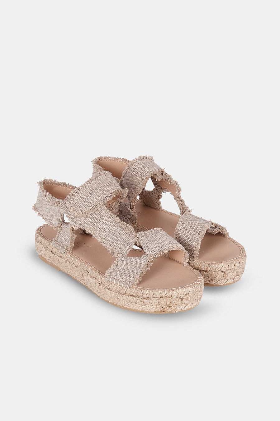 Micuir Sandalias Plataforma | Susana Desflecada Beige