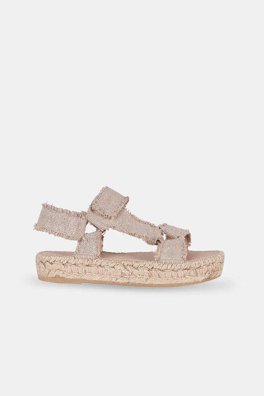 Micuir Sandalias Plataforma | Susana Desflecada Beige