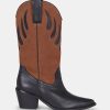 Cuadrado Mestizo Boots | Mestizo Boots Tacon Combinada 7Cm