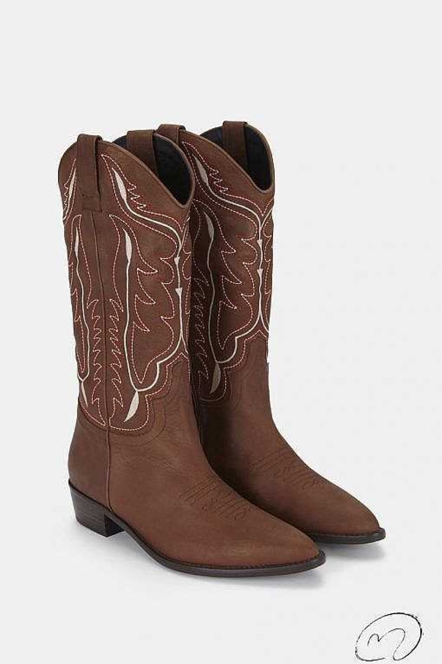 Cuadrado Mestizo Boots | Mestizo Boots Avellana 3,5Cm