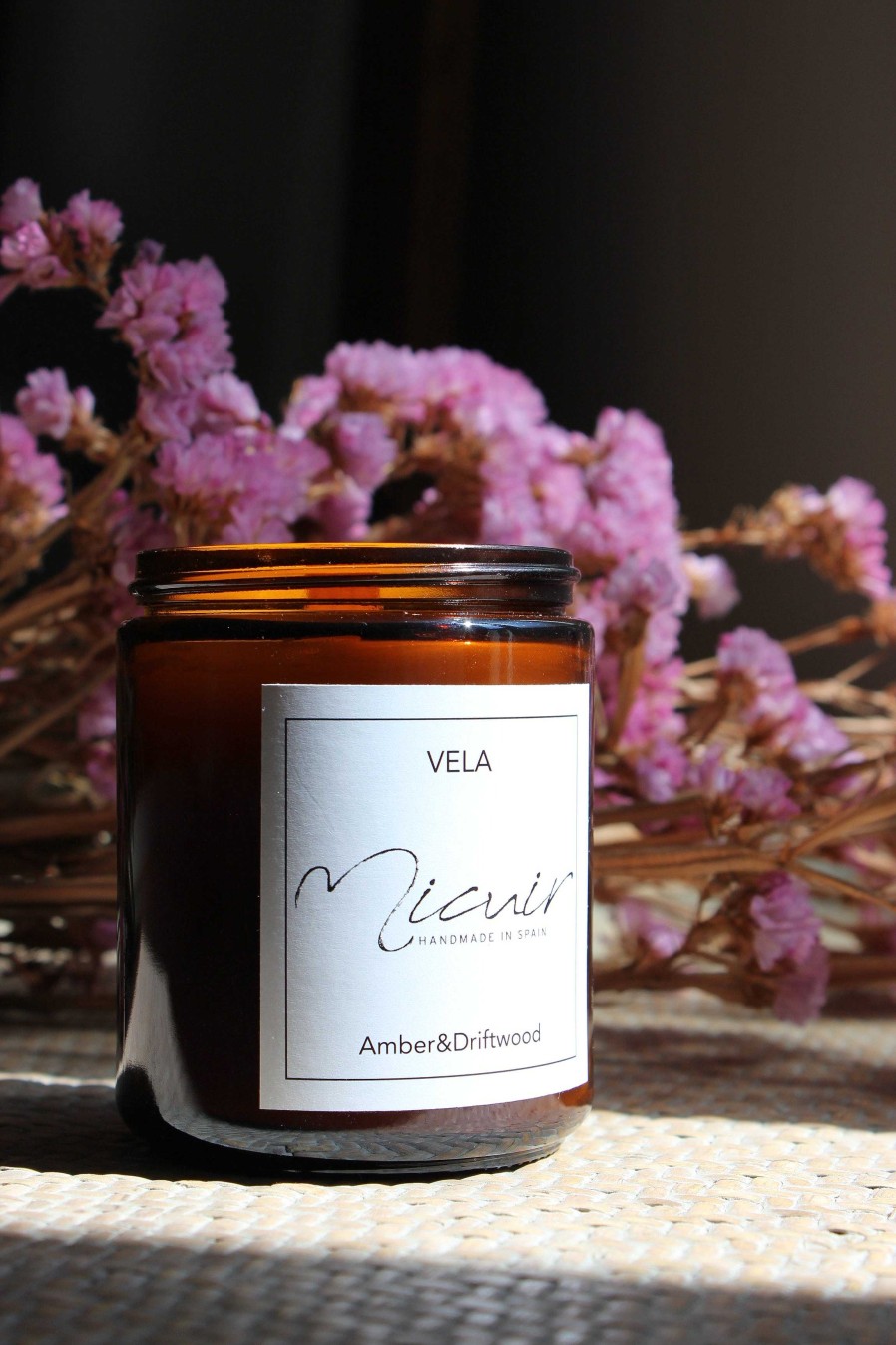 Micuir Fragancia Micuir | Vela Aromatica Amber & Driftwood 215 Grs