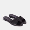 Micuir Sandalias Planas | Cleo Negro 2Cm