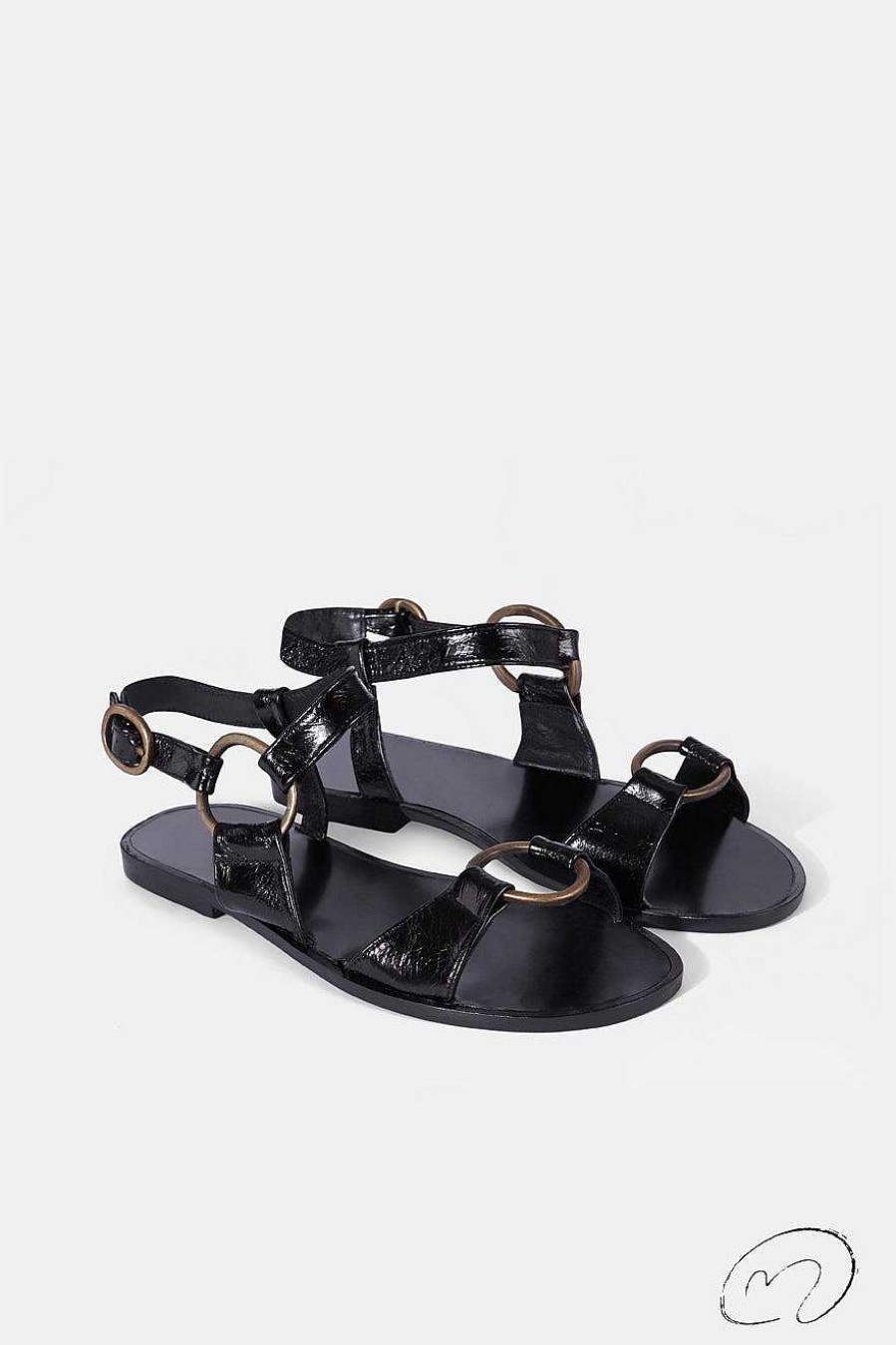 Micuir Sandalias Planas | Itaca Negro