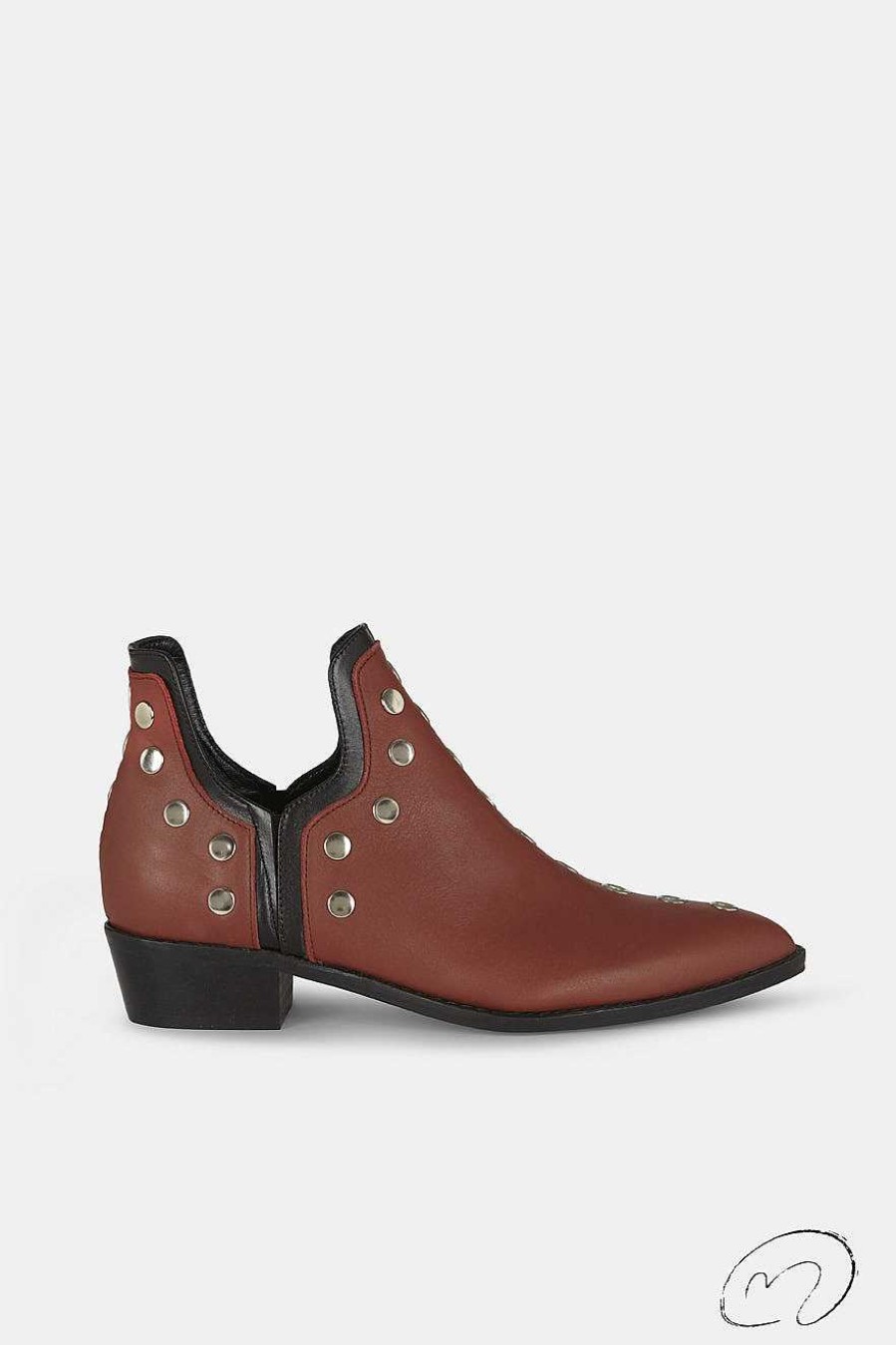 Cuadrado Punky Boots | Punky Boots Avellana 4Cm